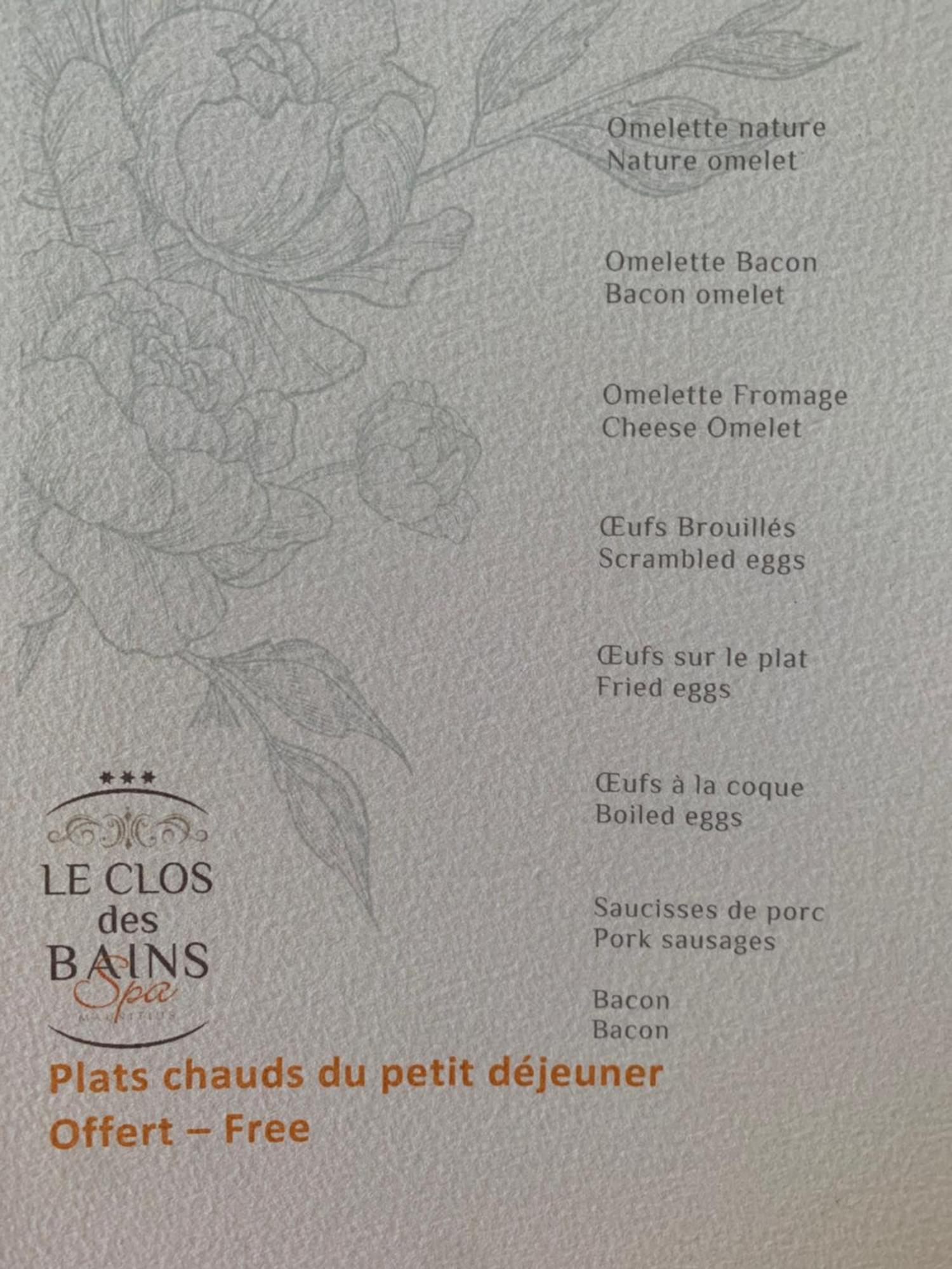 Le Clos Des Bains Mauritius Blue Bay Exterior foto